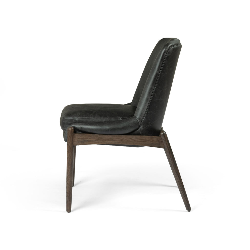 Magnolia Dining Chair, Leather Durango Smoke