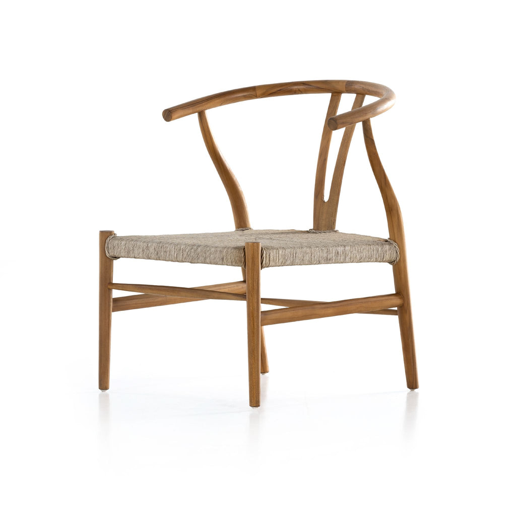 Wishbone Natural Teak Accent Chair