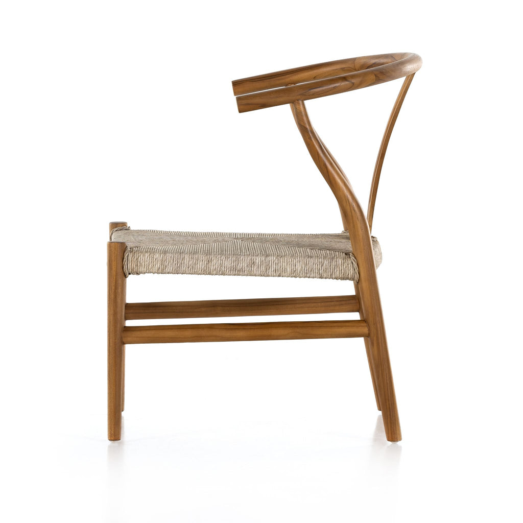 Wishbone Natural Teak Accent Chair