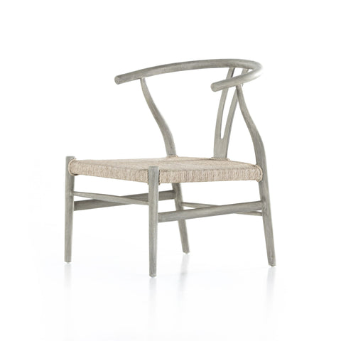 Wishbone Weathered Grey Teak Accent Chair